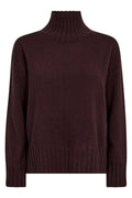 Aima Cashmere Höghalsad Stickad | Fudge