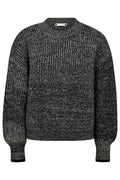 Row Melange Stickad 32171 | Vit svart
