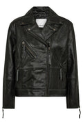 Floyd Crop Läderjacka 30299 | Svart