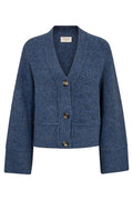 Money Cardigan 204497 | Marinblå Kavaj Melerad