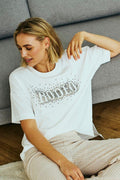 Carol Tee 206344 | Star Offwhite Brush Bronz