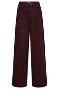 Leo Wide Pant 31287 | Vinröd