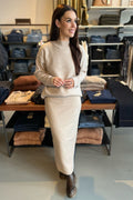 Sienna Stickat Set Tu073 | Beige