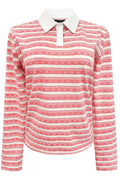 Polo Ls Rosettskjorta | Bubblegum Creme Rosettrandig