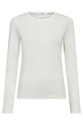 Mormor Broderad Långärmad T-shirt 33180 | Vit