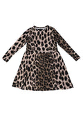 Alma Ls Babydoll-klänning (Barn) | Big Lux Leo Fossil