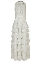 Marli Dot Dress | White | Kjole fra Neo Noir