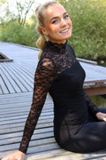 Lisa Ls Spetsblus | Svart