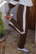 Eva Wide Track Pants | Mocka Ivory