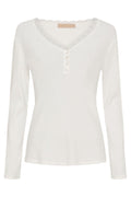 Calista Ls T-shirt | Panna