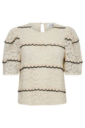 Lora spetsblus 35635 | Off White