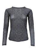 Annie Mesh Blus | Svart Deco