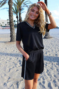 Felia Ss T-shirt | Svart Simili