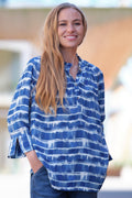 Agnes Blus 3/4 | Blå