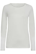 Blus med daisymotiv | Offwhite