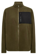 Carrow Fleecejacka | Misty Olive