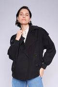 Zabi Trench Bomberjacka | Svart