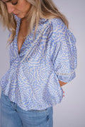 Aleyna Saku Blus | Ecru