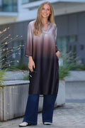 Helena Klänning | Beige Brun