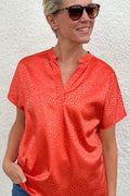 Indio Topp | Enfärgad Leo Orange