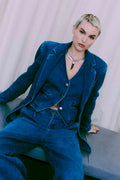 Jeansväst 204975 | Denimblå