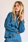 Delina Denimskjorta 35724 | Mörk Denim