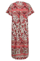 Lisa Dress 206177 | Coral Blush W. Hot Coral | Kjole fra Freequent
