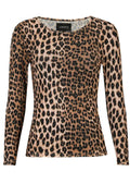 Mesh Ls Sparkle Tshirt | Lux Leo Diamond Dot | Bluse från Liberté