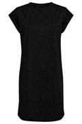 Ulla T-shirtklänning | Svart