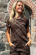 Zelda L/S T-shirt | Kaffe Paisleymönster