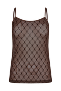 Mesh Singlet | Brun