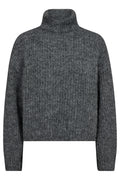 Coralie Roll Knit 32164 | Gråmelerad