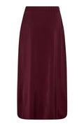 Adna Sateen Kjol 34164 | Bourgogne
