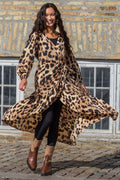 Luna L/S Omlottklänning | Gyllene Leopard