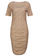 Alma Ss Turn Klänning | Beige Citron