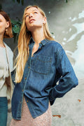 Lisea Skjorta 204825 | Mörkblå Denim