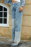 Relee Block Jeans Regular | Regular Mellanblå