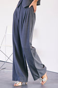 Liane Pleat Pant 31425 | Mörkgrå
