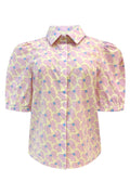 Flora Ss Blus | Söt Rosett Rosa