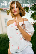 Stream Blus 206178 | Briljantvit Korall Blush