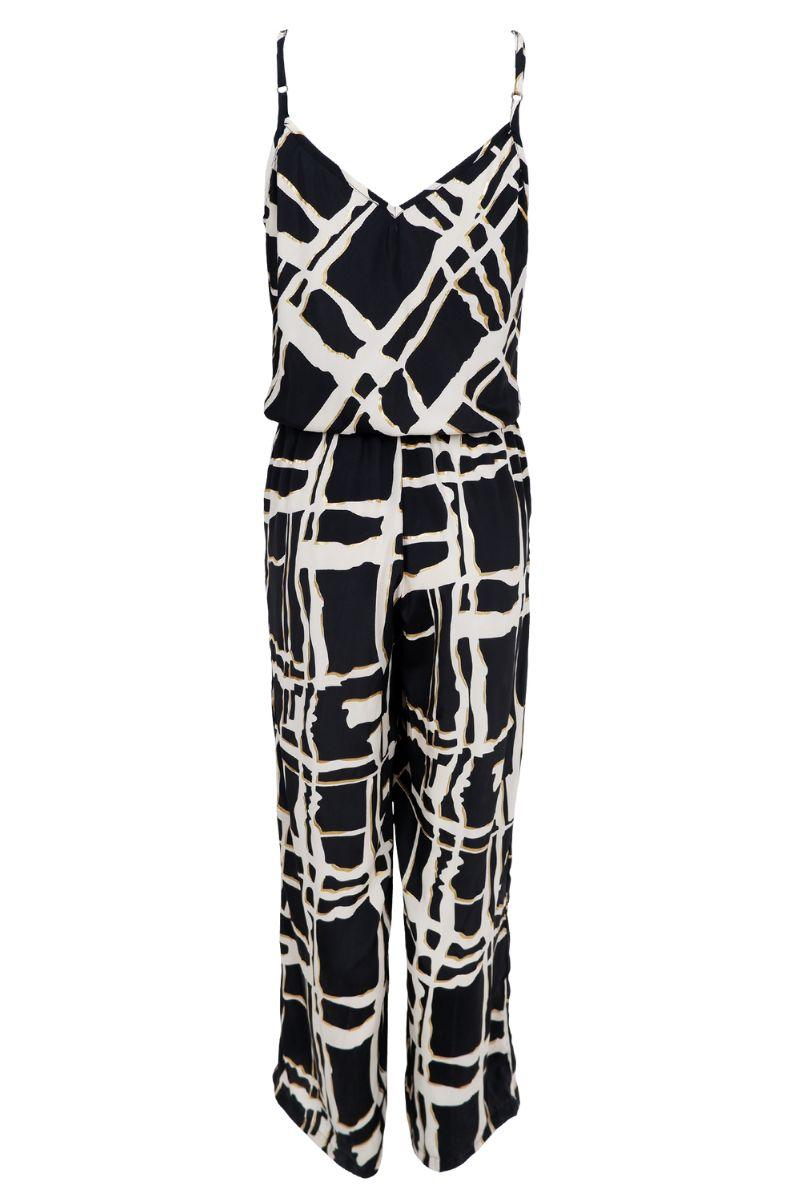 Luna Ella Jumpsuit | Black Art | Kjole fra Black Colour