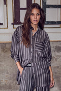 Sue Randig Oversize Skjorta 35696 | Svart
