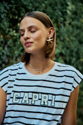 Fenjal T-shirt 206121 | Briljantvit Svart