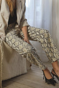 Snake Crop Pant | Benfärgad