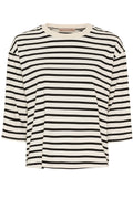 Brooklyn T-shirt | Beige Svart