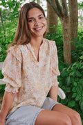 Davina Rose Field Blus | Dammig Gul
