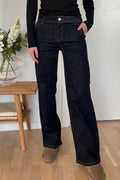 Nora Jeans | Raw Blue Denim
