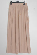 Flytande byxor | Beige
