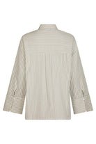 Dita Double Stripe Shirt | Creme | Bluse fra Neo Noir