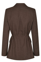 Jemmie Melange Blazer | Brown Melange | Blazers fra Neo Noir